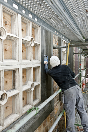 Restauratie van een claustra