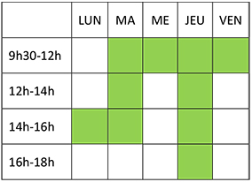 Horaire