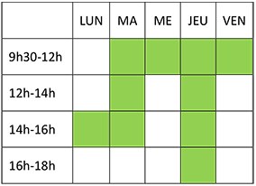 horaire