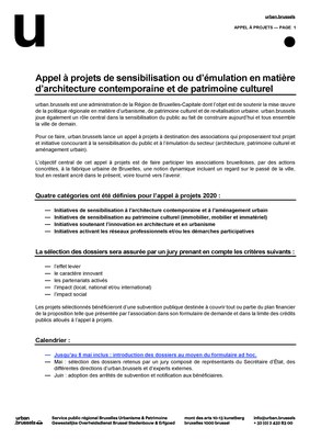 Appel à projets 